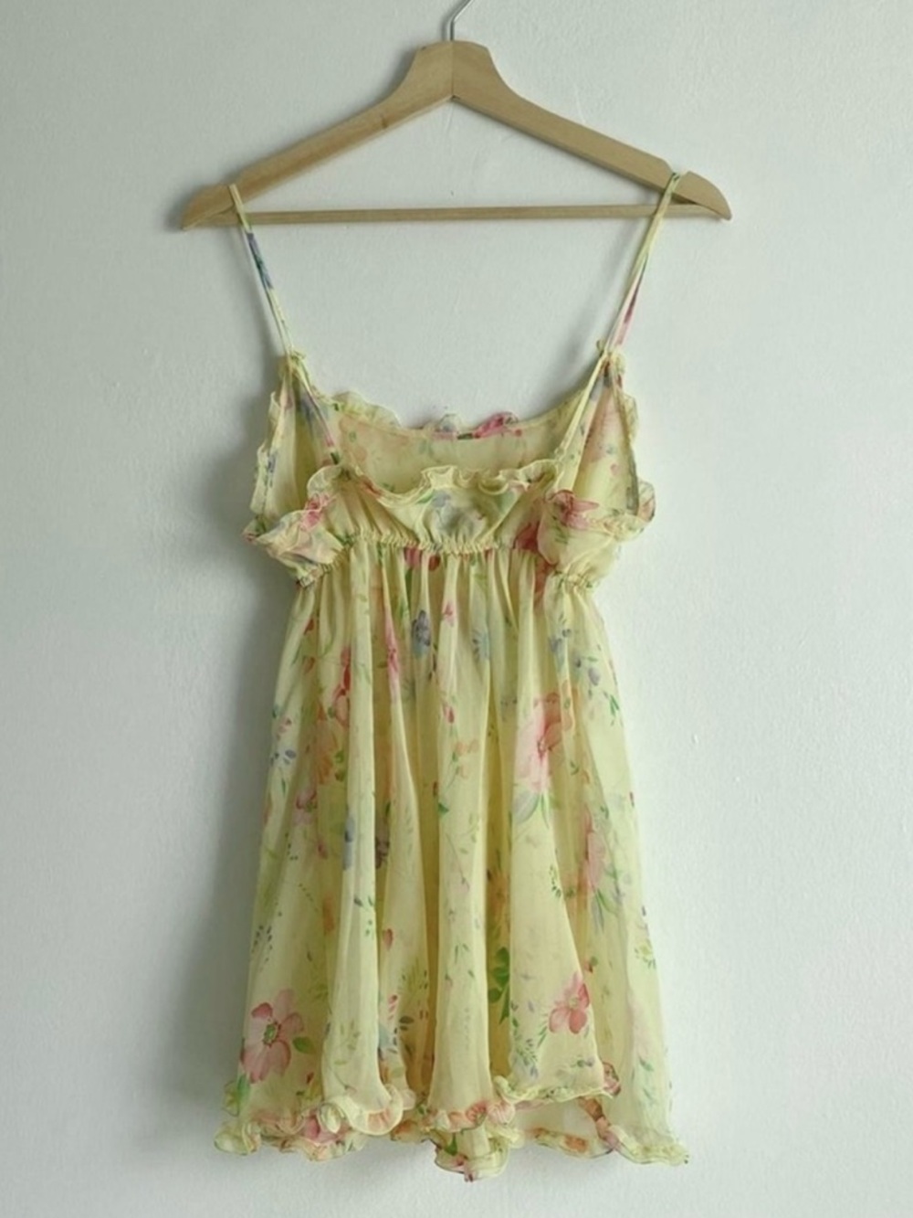 Vintage Victoria's Secret Milkmaid Floral Babydoll Dress - Picture 4 of 8